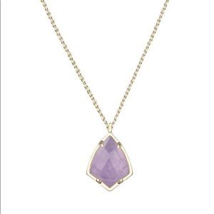 Kendra Scott Cory Pendant Necklace in Amethyst